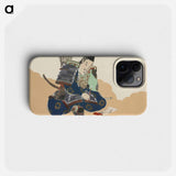 Samurai from Momoyogusa–Flowers of a Hundred Generations - Kamisaka Setsuka Phone Case.