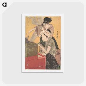 アートポストカード-In the Kitchen - 喜多川 歌麿 Postcard.