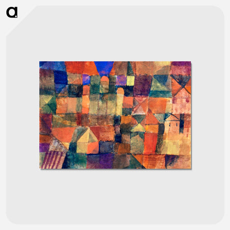 アートポストカード-City with the Three Domes
 - バーゼル美術館 Postcard.