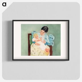 アートポスター-The Barefooted Child - メアリー カサット Poster.