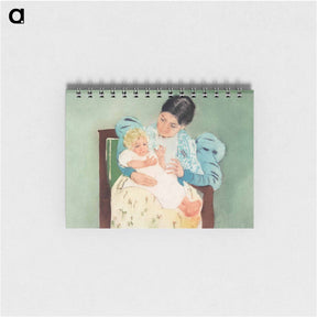 アートメモ帳-The Barefooted Child - メアリー カサット Memo.