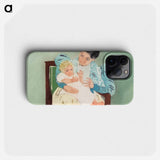 The Barefooted Child - Mary Cassatt Phone Case.