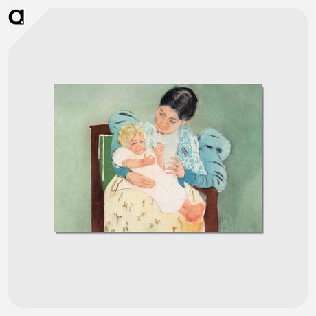 アートポストカード-The Barefooted Child - メアリー カサット Postcard.