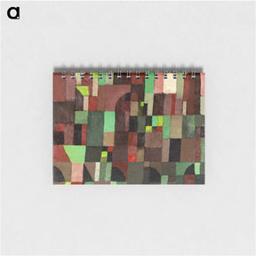 アートメモ帳-Red and Green Architecture
 - パウル クレー Memo.