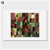 Red and Green Architecture
 - パウル クレー Poster.