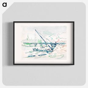 アートポスター-Le Pont des Arts - ポール シニャック Poster.