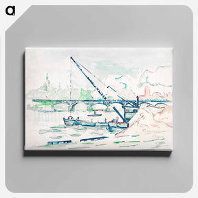 アートパネル-Le Pont des Arts - ポール シニャック Canvas.