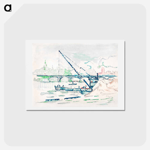 Le Pont des Arts - Paul Signac Postcard.