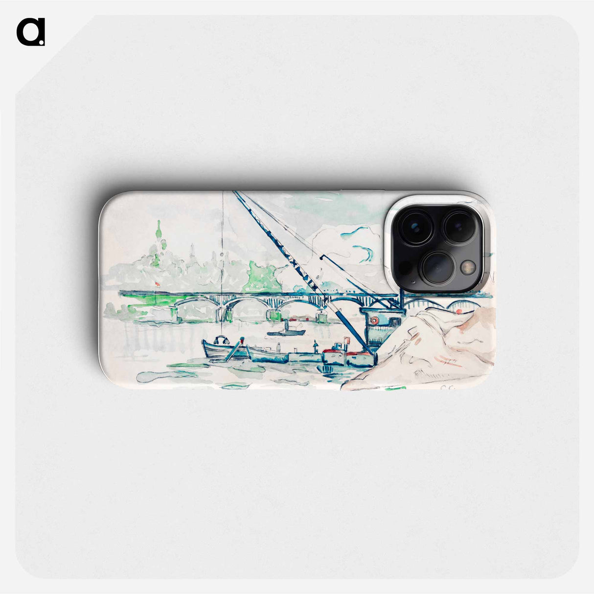 Le Pont des Arts - ポール シニャック Phone Case.