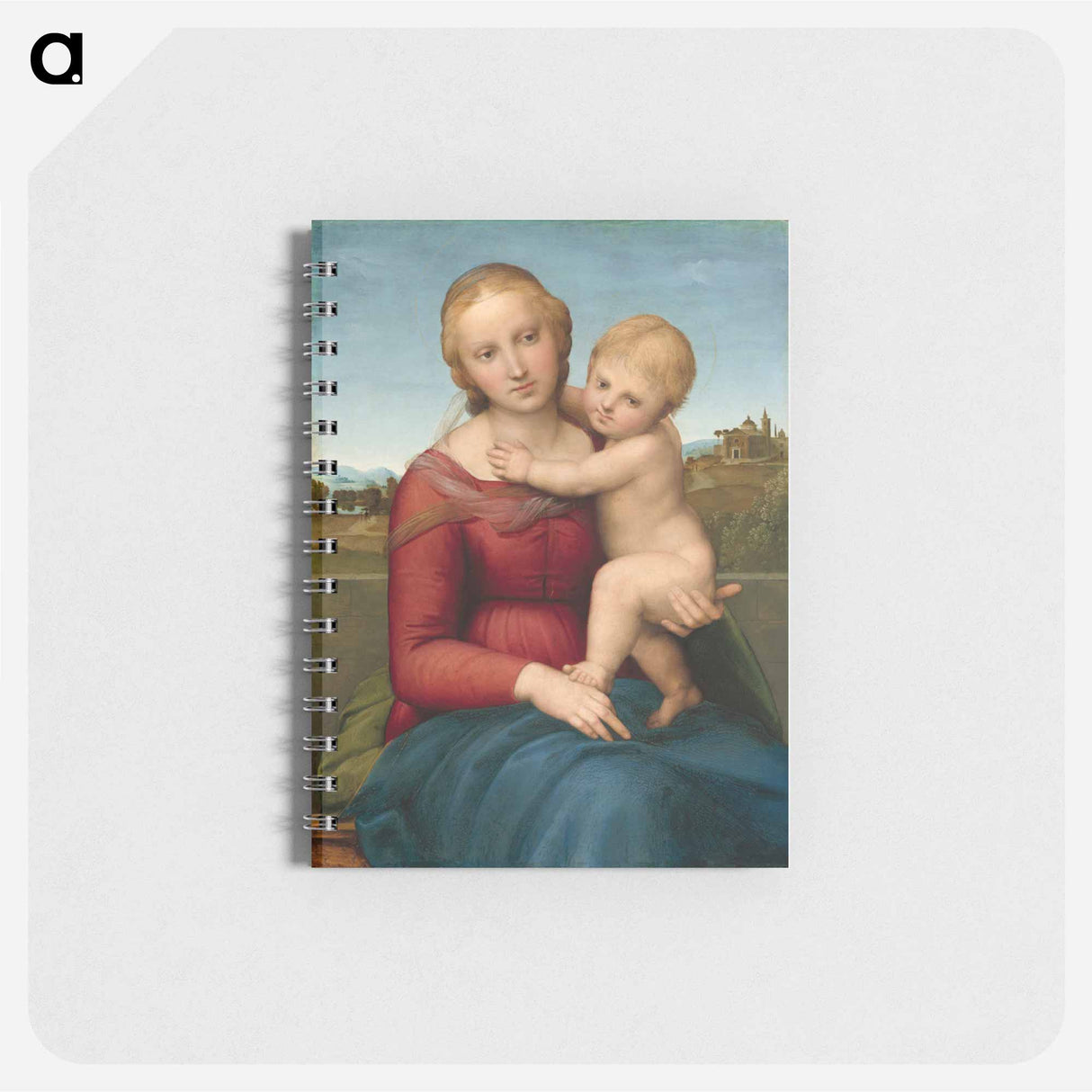 The Small Cowper Madonna - ラファエロ サンティ Memo.