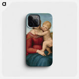 The Small Cowper Madonna - ラファエロ サンティ Phone Case.