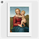 The Small Cowper Madonna - ラファエロ サンティ Poster.