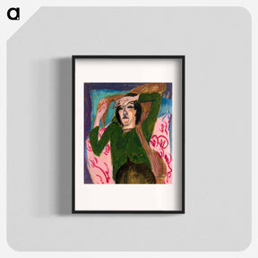 アートポスター-Woman in the Green Blouse
 - セントルイス美術館 Poster.