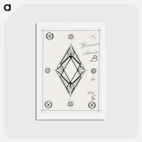 アートポストカード-Design for a Letter Bag
 - サミュエル ジェスルン Postcard.