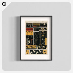 アートポスター-Grammar of Ornament Illustration
 - 装飾の文法 Poster.