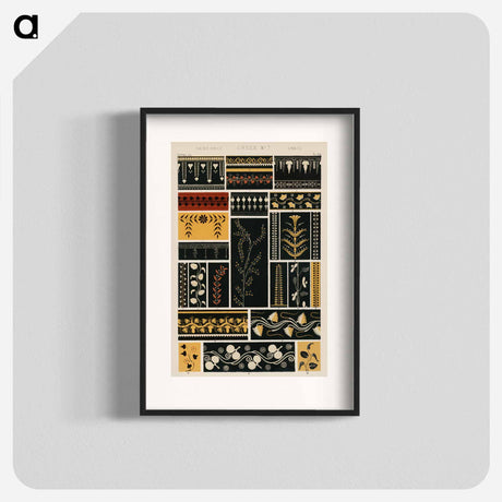 アートポスター-Grammar of Ornament Illustration
 - 装飾の文法 Poster.