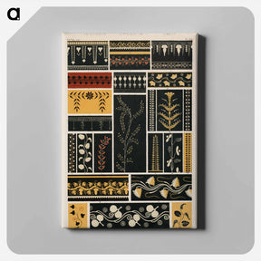 アートパネル-Grammar of Ornament Illustration
 - 装飾の文法 Canvas.
