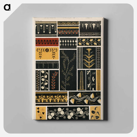 アートパネル-Grammar of Ornament Illustration
 - 装飾の文法 Canvas.