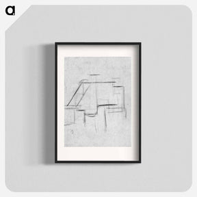 アートポスター-Composition (The Cow) - テオ ファン ドゥースブルフ Poster.