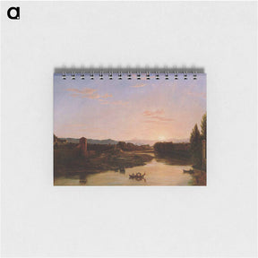 アートメモ帳-Sunset of the Arno - トーマス コール Memo.
