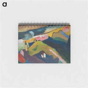 アートメモ帳-Murnau Mountain Landscape with Church - ワシリー カンディンスキー Memo.