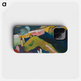 Murnau Mountain Landscape with Church - Wassily Kandinsky Phone Case.