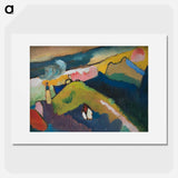 Murnau Mountain Landscape with Church - Wassily Kandinsky Poster.