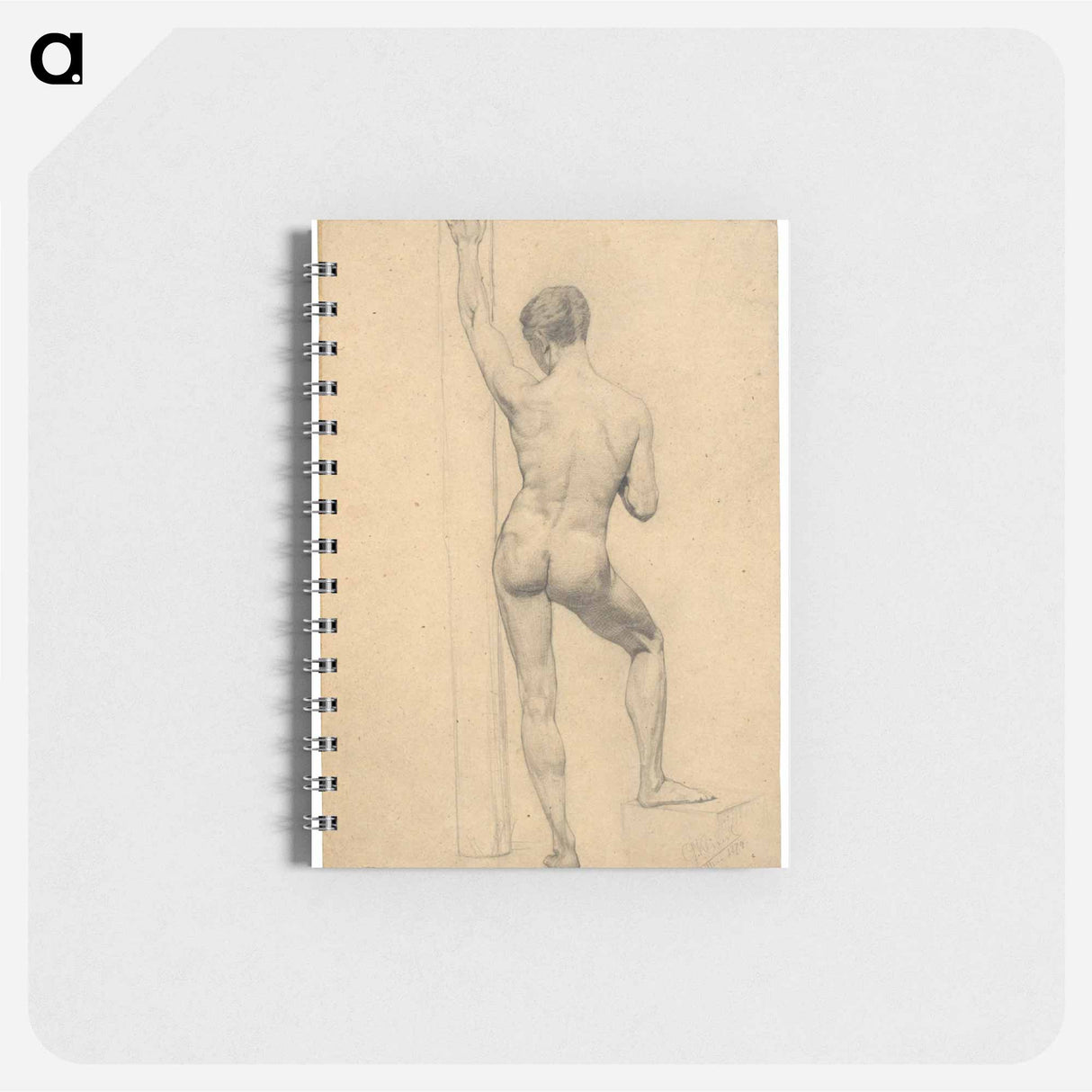アートメモ帳-Male Academy Nude
 - ウィーン博物館 Memo.