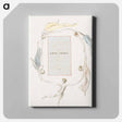 アートパネル-The Poems of Thomas Gray, Design 23, "A Long Story." - ウィリアム ブレイク Canvas.