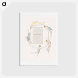アートポストカード-The Poems of Thomas Gray, Design 23, "A Long Story." - ウィリアム ブレイク Postcard.