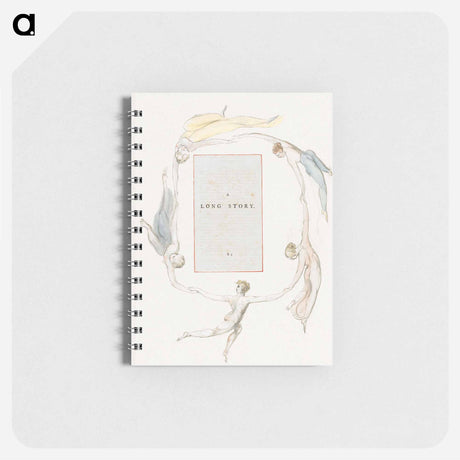 アートメモ帳-The Poems of Thomas Gray, Design 23, "A Long Story." - ウィリアム ブレイク Memo.