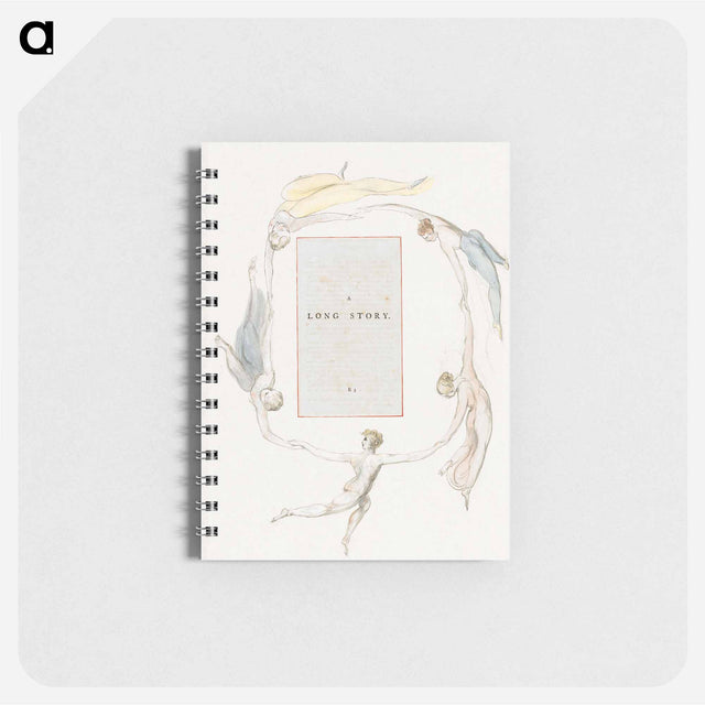 アートメモ帳-The Poems of Thomas Gray, Design 23, "A Long Story." - ウィリアム ブレイク Memo.