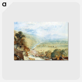 アートポストカード-Ingleborough From The Terrace Of Hornby Castle - ウィリアム ターナー Postcard.