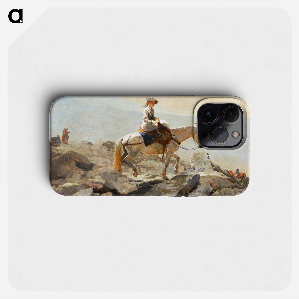 The Bridle Path, White Mountains - Winslow Homer Phone Case.