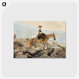 アートポストカード-The Bridle Path, White Mountains - ウィンスロー ホーマー Postcard.