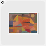 アートポストカード-Heitere Gebirgslandschaft (Joyful Mountain Landscape)
 - イェール大学アートギャラリー Postcard.