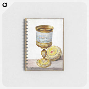 アートメモ帳-Golden cup with lid - アールト シューマン Memo.