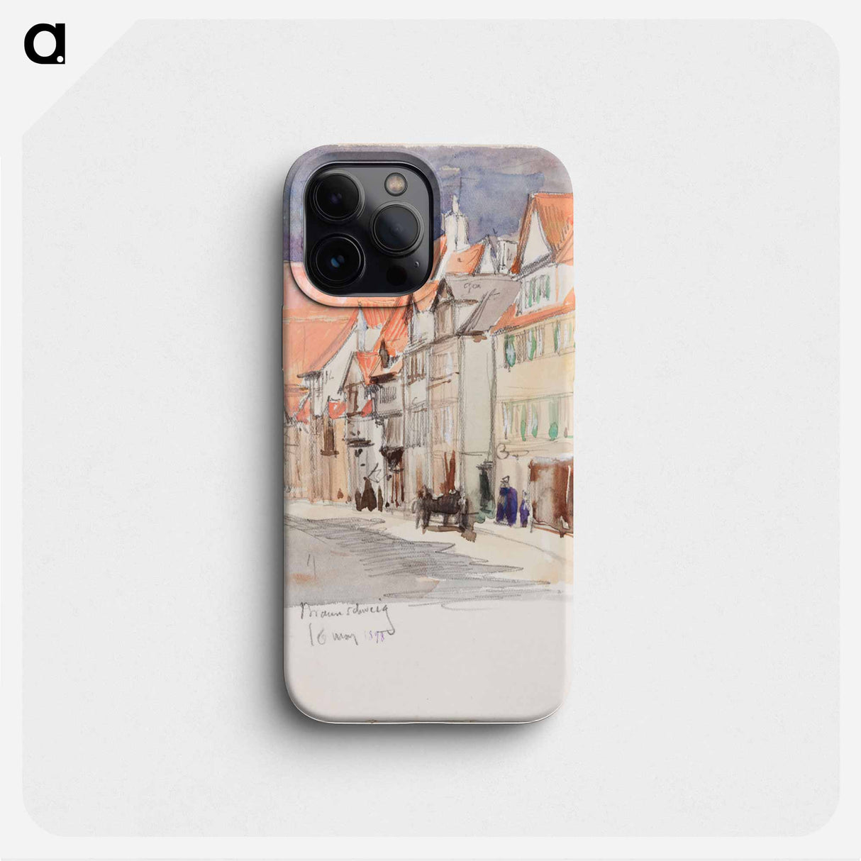 (unknown) part of a sketchbook - アルバート エーデルフェルト Phone Case.