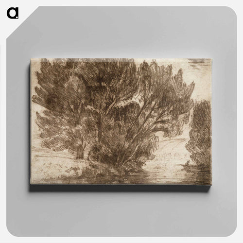 Green shore - アルフレッド ウィリアム フィンチ Canvas.