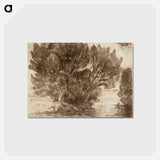 アートポストカード-Green shore - アルフレッド ウィリアム フィンチ Postcard.