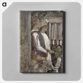 アートパネル-Scene waitingservant with dogs(fragment) - アンドレア マンテーニャ Canvas.