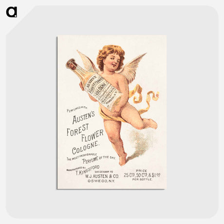 アートポストカード-Austen's Forest Flower Cologne
 - ボストン公共図書館 Postcard.