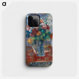 Bouquet of fleurs - Camille Pissarro Phone Case.