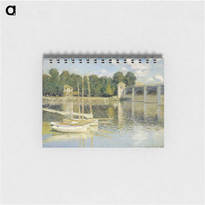 アートメモ帳-The Argenteuil Bridge - クロード モネ Memo.
