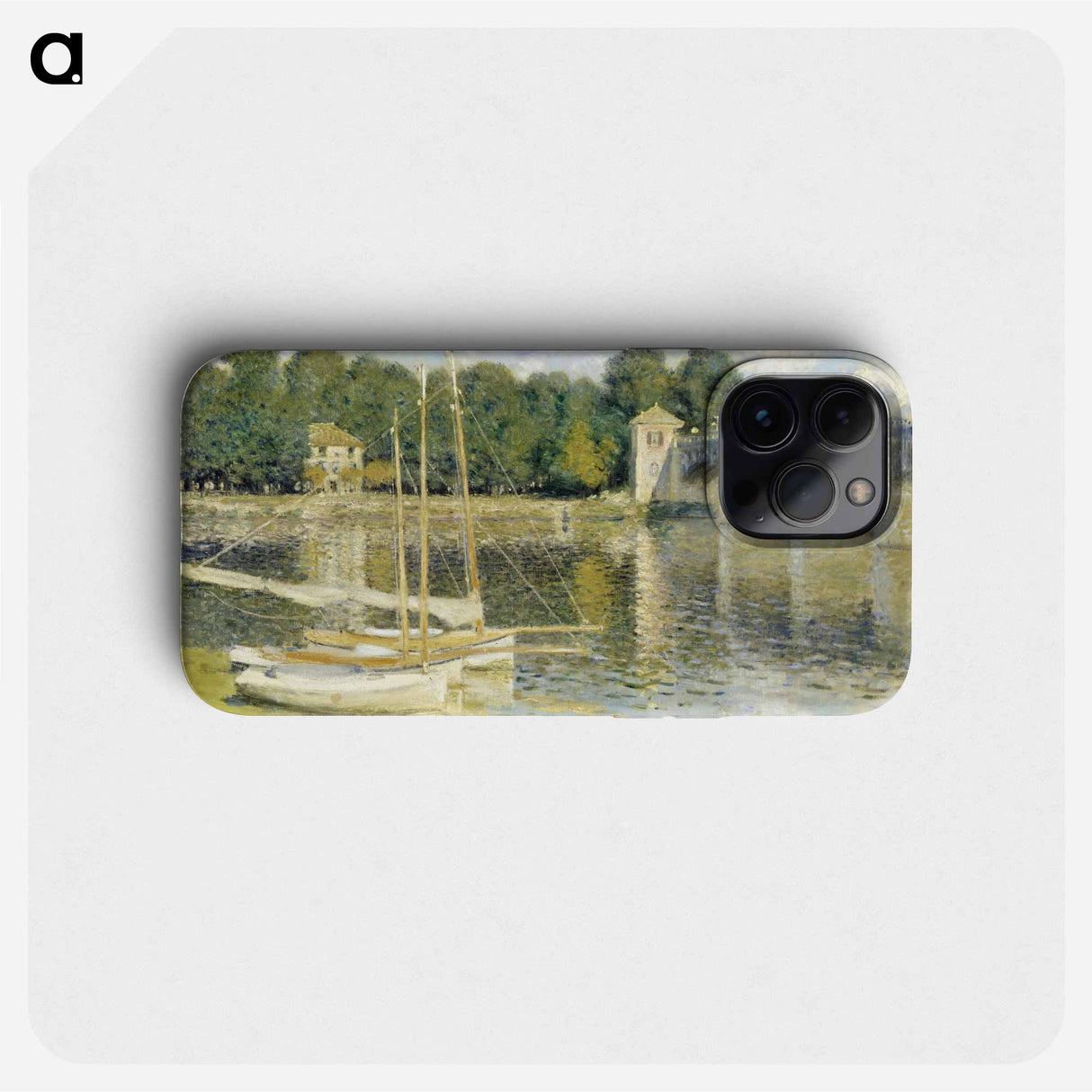 The Argenteuil Bridge - クロード モネ Phone Case.