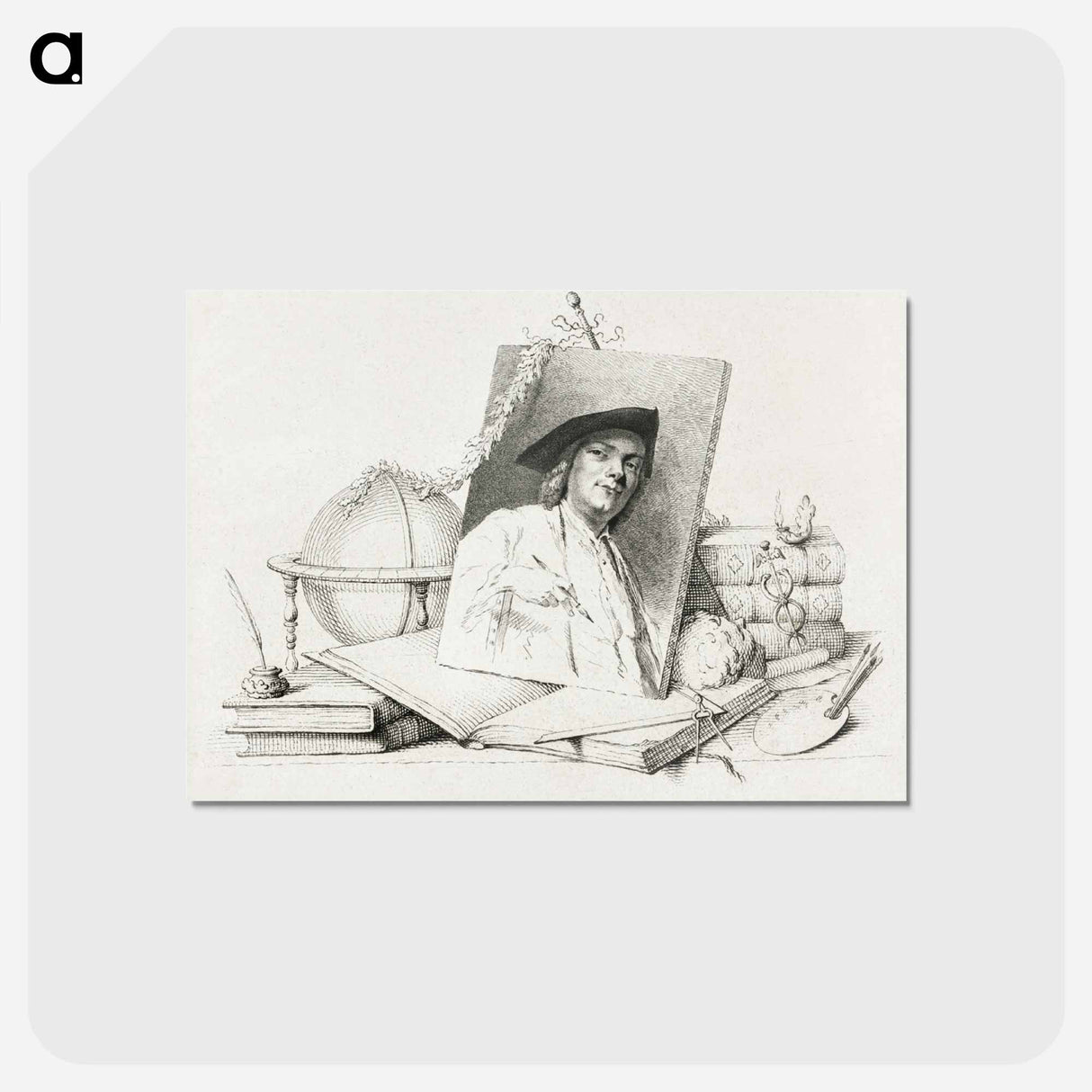 アートポストカード-Cornelis Ploos van Amstel
 - コルネリス プロース ファン アムステル Postcard.