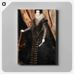 アートパネル-Queen Isabel, Standing - ディエゴ ベラスケス Canvas.