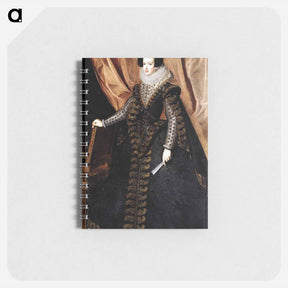 アートメモ帳-Queen Isabel, Standing - ディエゴ ベラスケス Memo.