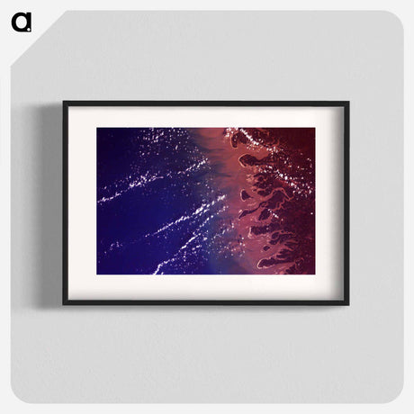アートポスター-Rio Gurupi Delta, Maranhao
 - 上空からの地球 Poster.