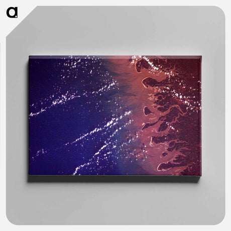 アートパネル-Rio Gurupi Delta, Maranhao
 - 上空からの地球 Canvas.